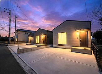 【新春住まい探しフェア　6棟同時お披露目会】　新築平屋が月々5万円台～ 外観