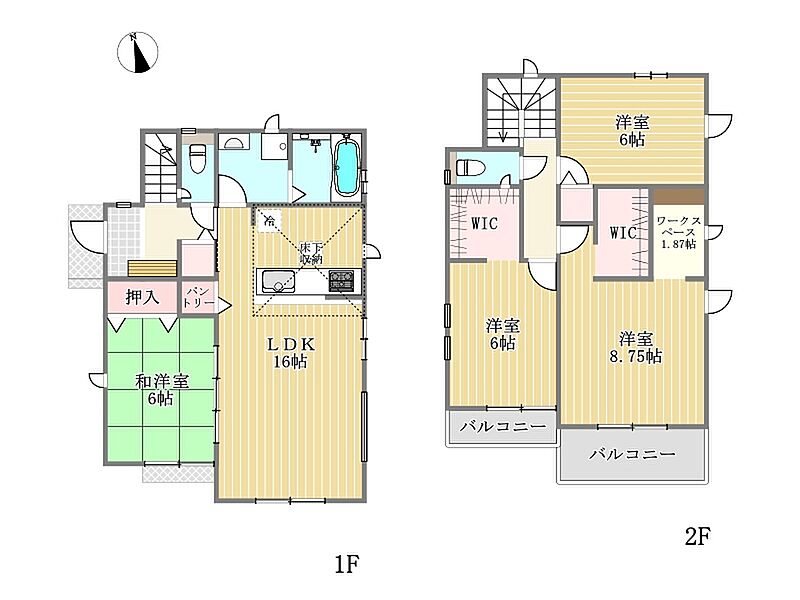 1号棟間取り図