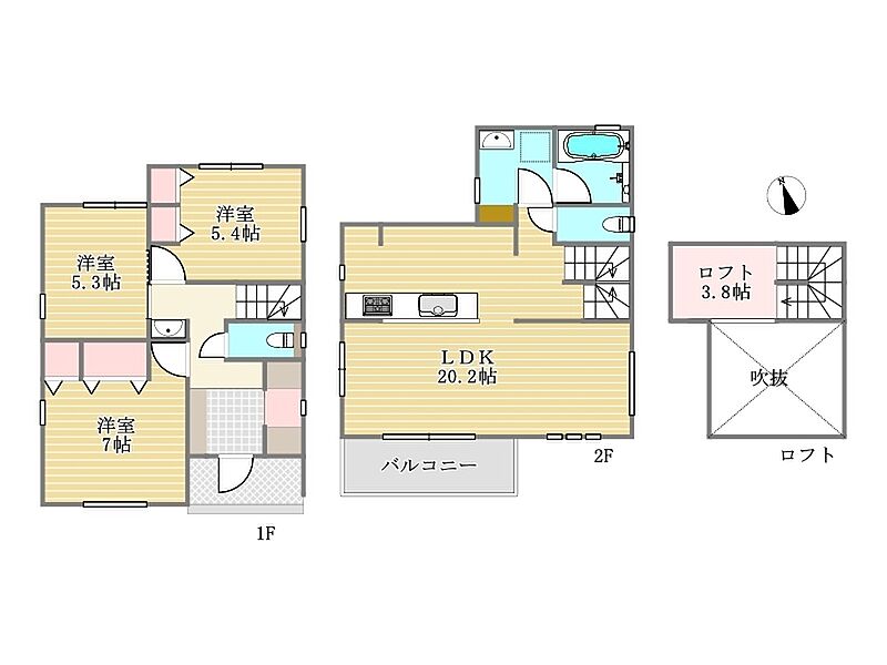 C号棟間取り図