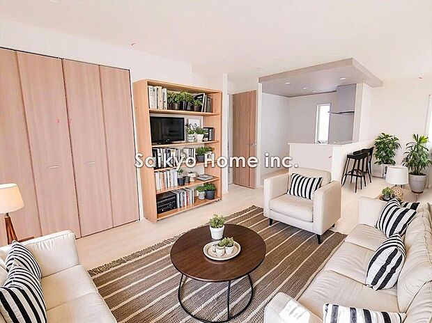 リビング　※家具等CG加工済