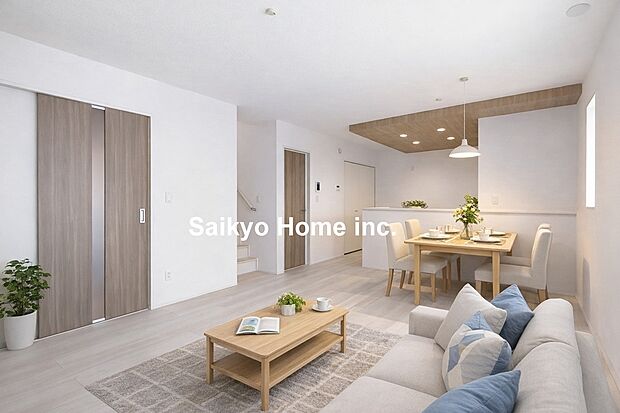 リビング※家具等はCG加工しております。