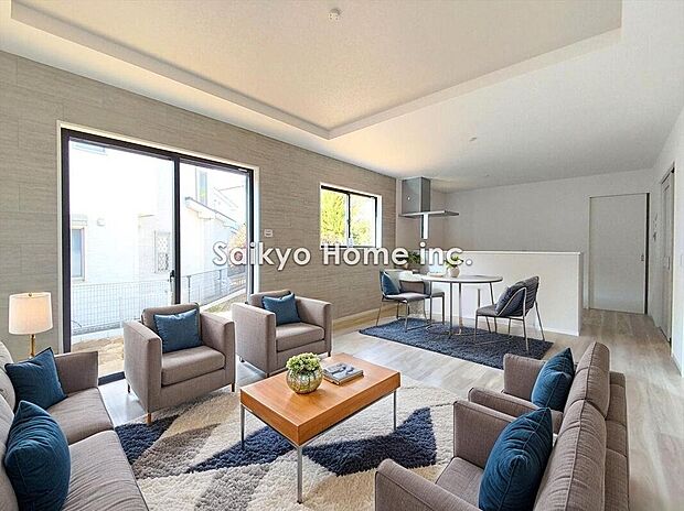 リビング※家具等はCG加工しております