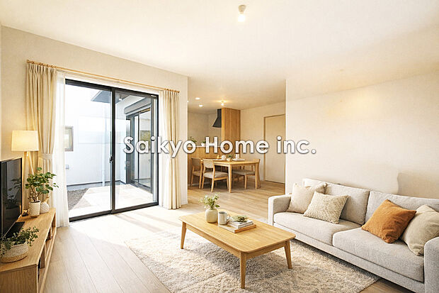 リビング　※家具等CG加工済