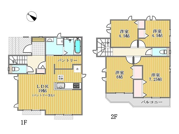A号棟間取り図