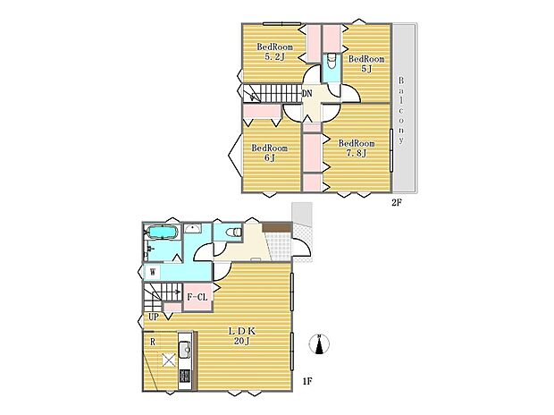 1号棟間取り図