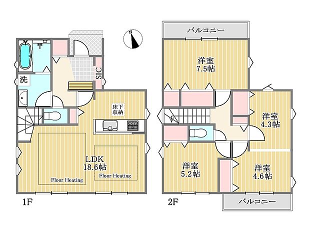 1号棟間取り図