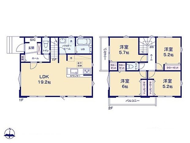 2号棟間取り図