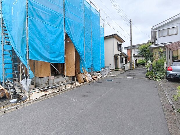 【前面道路】前面道路は4.5mの道路です。
