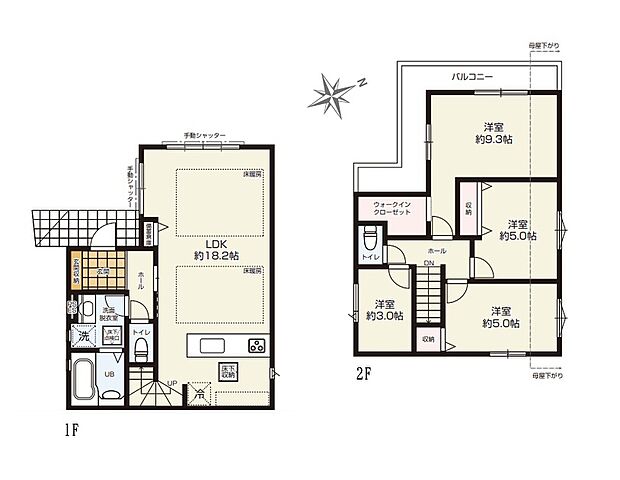 【4LDK】建物面積に備蓄倉庫0.41ｍ2含む