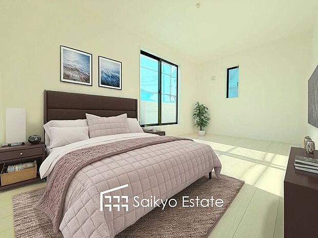 寝室※家具類はCG加工しています。