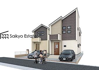 府中市是政1丁目　新築分譲住宅　全2棟 外観