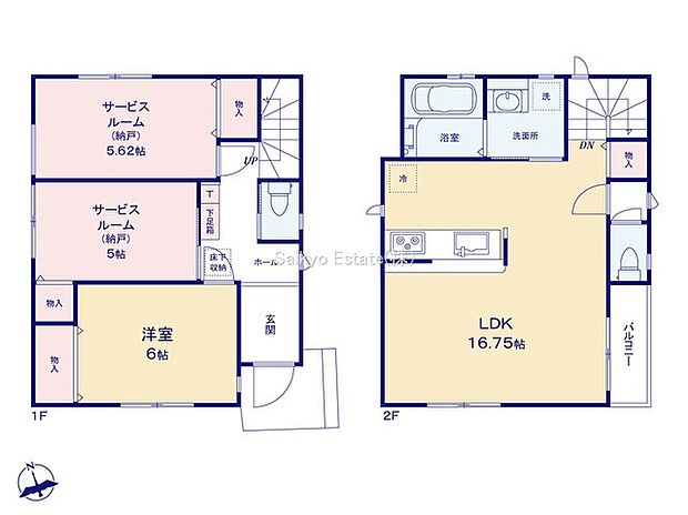 間取り図（1号棟）
