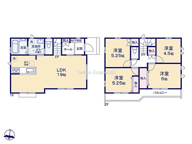 間取り図（G号棟）
