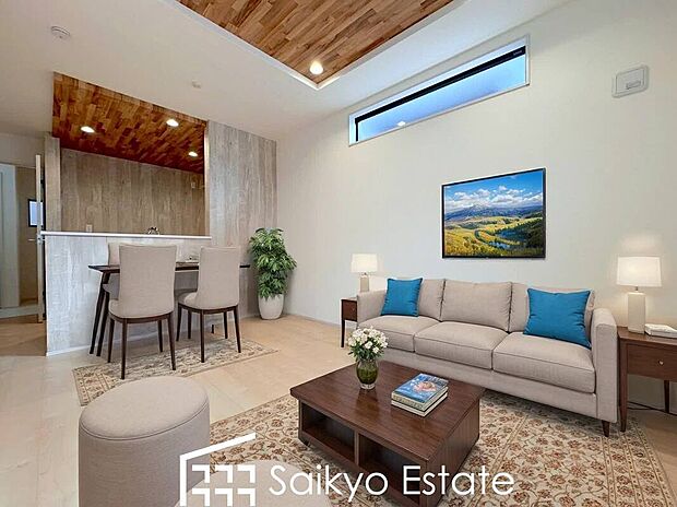 リビング※家具類はCG加工しています。
