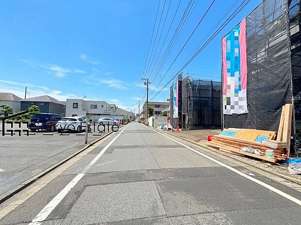 前面道路
