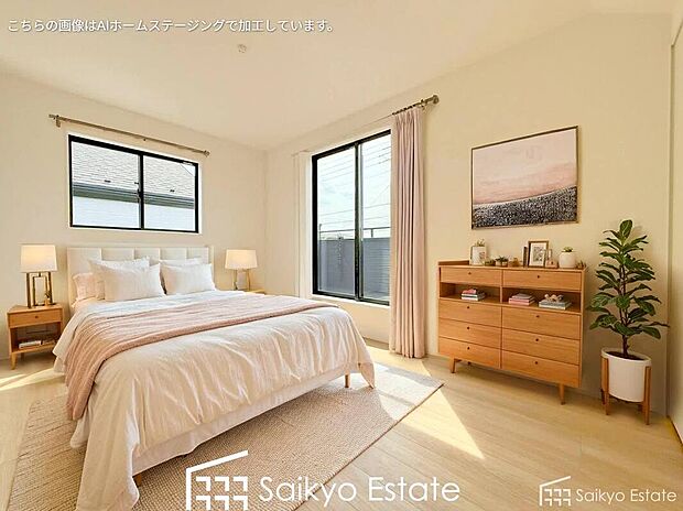 洋室(1号棟)※家具類はCG加工しています。