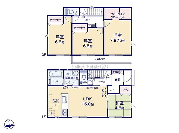 間取り図(1号棟)