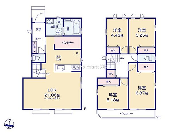 間取り図(A号棟)