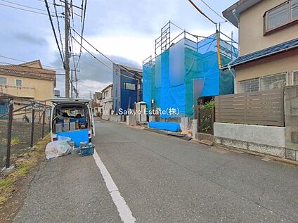 前面道路を含む現地写真