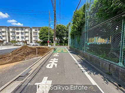 前面道路を含む現地写真