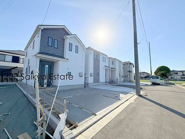 【現地外観写真】減税や控除などの優遇がある長期優良住宅！住宅性能評価6項目において最高等級を取得！建物の劣化軽減や構造の安定、耐震性などに優れた確かな品質の住まいです！