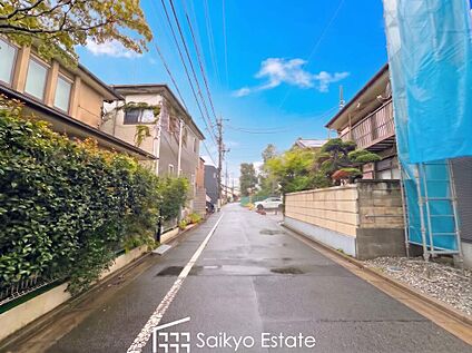 前面道路を含む現地写真
