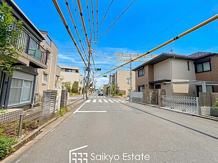前面道路を含む現地写真