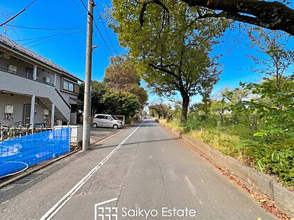 前面道路を含む現地写真
