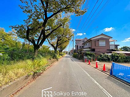 前面道路を含む現地写真