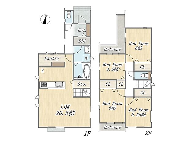 【間取り図】
西武新宿線「上井草」駅徒歩14分、「井荻」駅徒歩15分で利用可能な利便性の高い好立地！
カースペース付きでお車での移動もスムーズになります。
