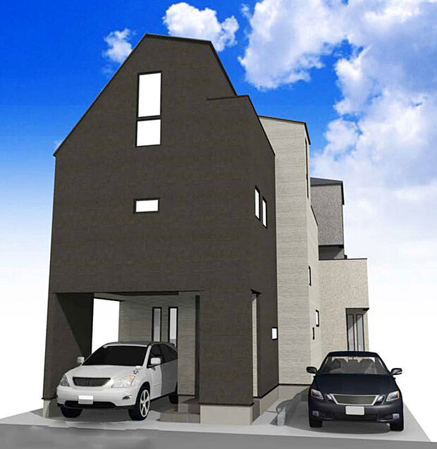 【建物イメージパース】
京王線「武蔵野台」駅徒歩6分、西武多摩川線「白糸台」駅徒歩6分で利用可能な利便性の高い好立地に佇む邸宅が誕生！