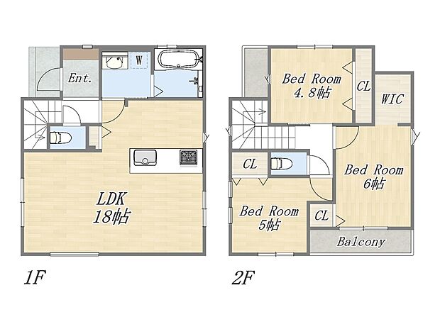 【【参考プラン】】3LDK+WIC+Pantry+カースペース
建物参考価格：1403万円
建物面積：83.21ｍ2