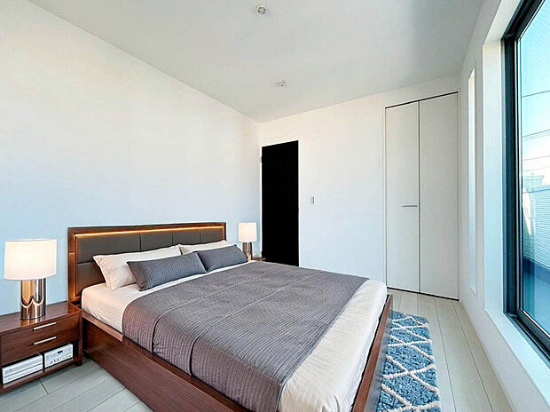 【【施工例：Room】】全居室に採光があるので圧迫感なく快適に過ごしやすい空間。