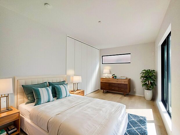 【【施工例：Room】】全居室収納付き。収納を活用することで空間をより広く快適に保つことが可能です。