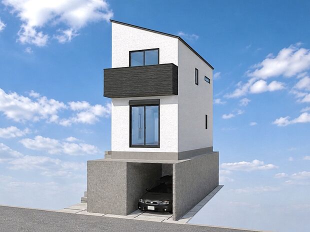 【【建物プラン例:外観】】駅徒歩7分の立地に敷地29坪の宅地が販売開始!
商業施設や警察署や市役所といった生活施設が徒歩圏内に揃っている過ごしやすい住環境!
建物参考価格:3000万円|建物面積:78m2
