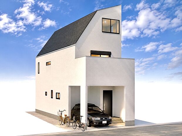 【【建物プラン例：3階建て】】商業施設、教育施設が徒歩圏内に充実。緑豊かな公園が徒歩圏内といつでも気軽に自然を楽しめる落ち着きがある住環境。