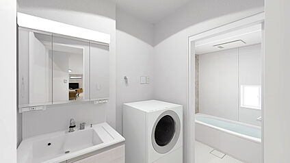 【建物プラン例：Wash Room】