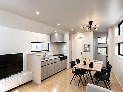 【建物イメージパース:LDK】
