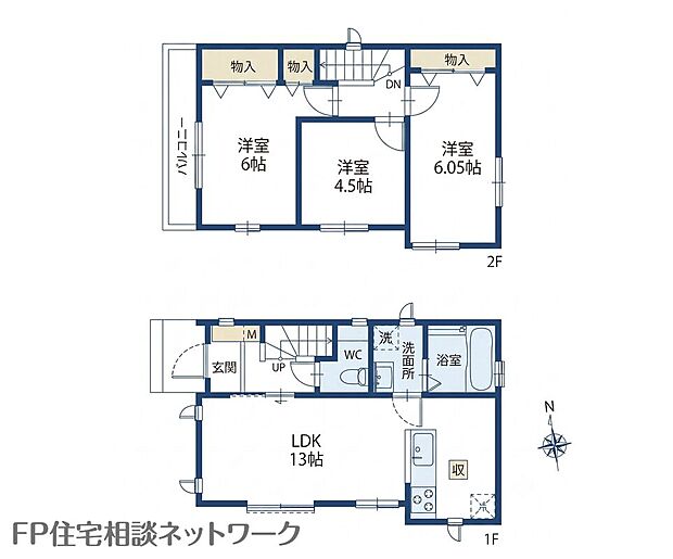 A号棟間取図