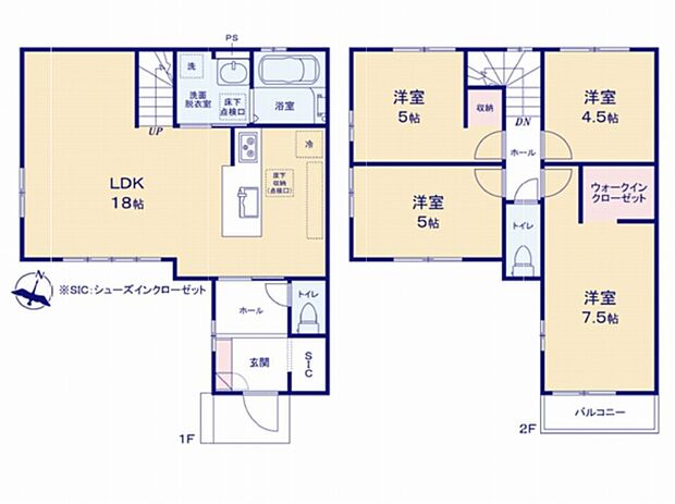 1号棟間取図