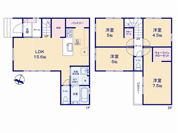 2号棟間取図