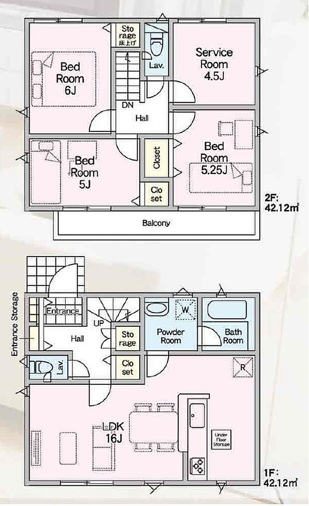 1号棟間取図