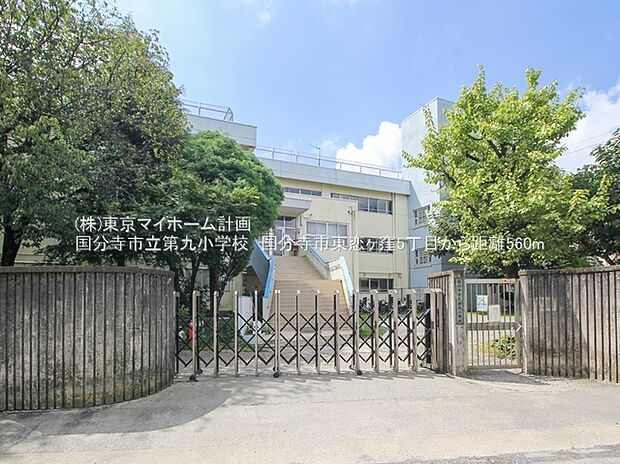 国分寺市立第九小学校(約500m)