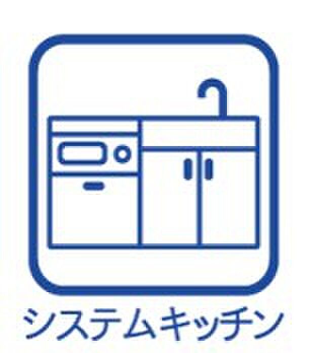 【キッチン】食洗機と浄水器一体型水栓内蔵のシステムキッチン
