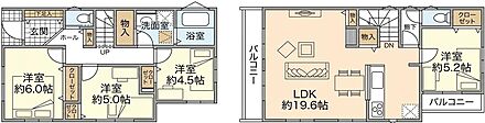 11号棟はリビングが2階にございます。 