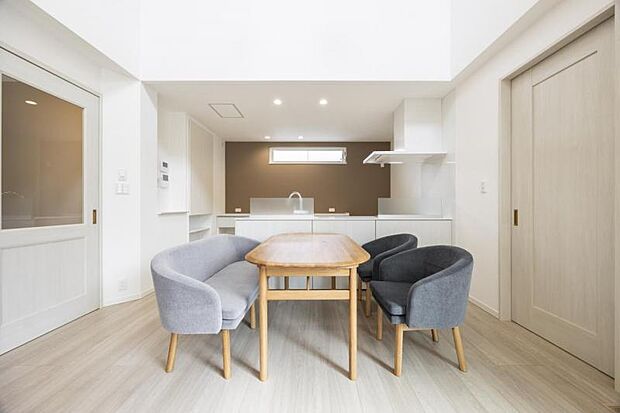 ダイニングキッチン【1号地】（2024年10月撮影）