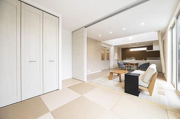 タタミスペース【1号地】（2024年10月撮影）陽当りのよい穏やかな空間