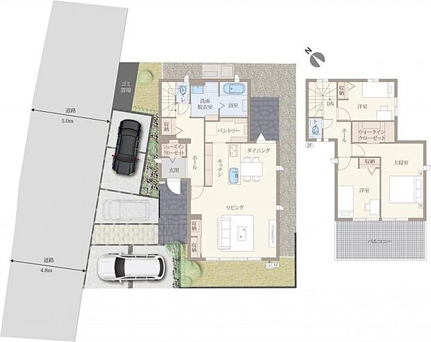 【3LDK】【1号地】