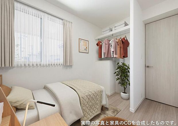 【洋室【9号地】（2026年3月撮影）】コンパクトで無駄のない洋室