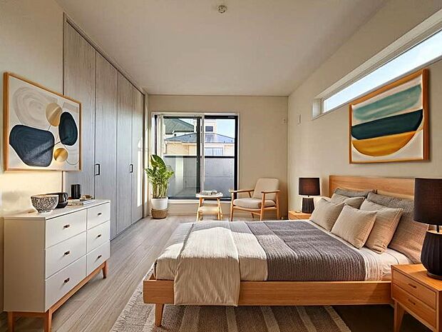 一人ひとりの大切なプライベート空間。趣味・感性で個性的に飾って頂けるようシンプルに仕上げてあります。ゆとりある広さで、一人の時間をゆったりと過ごせる安らぐお部屋になるはずです。